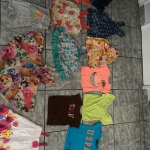 Dresses and T-shirts bundle